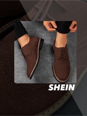 NWOT Shein Wingtip Derby Shoes